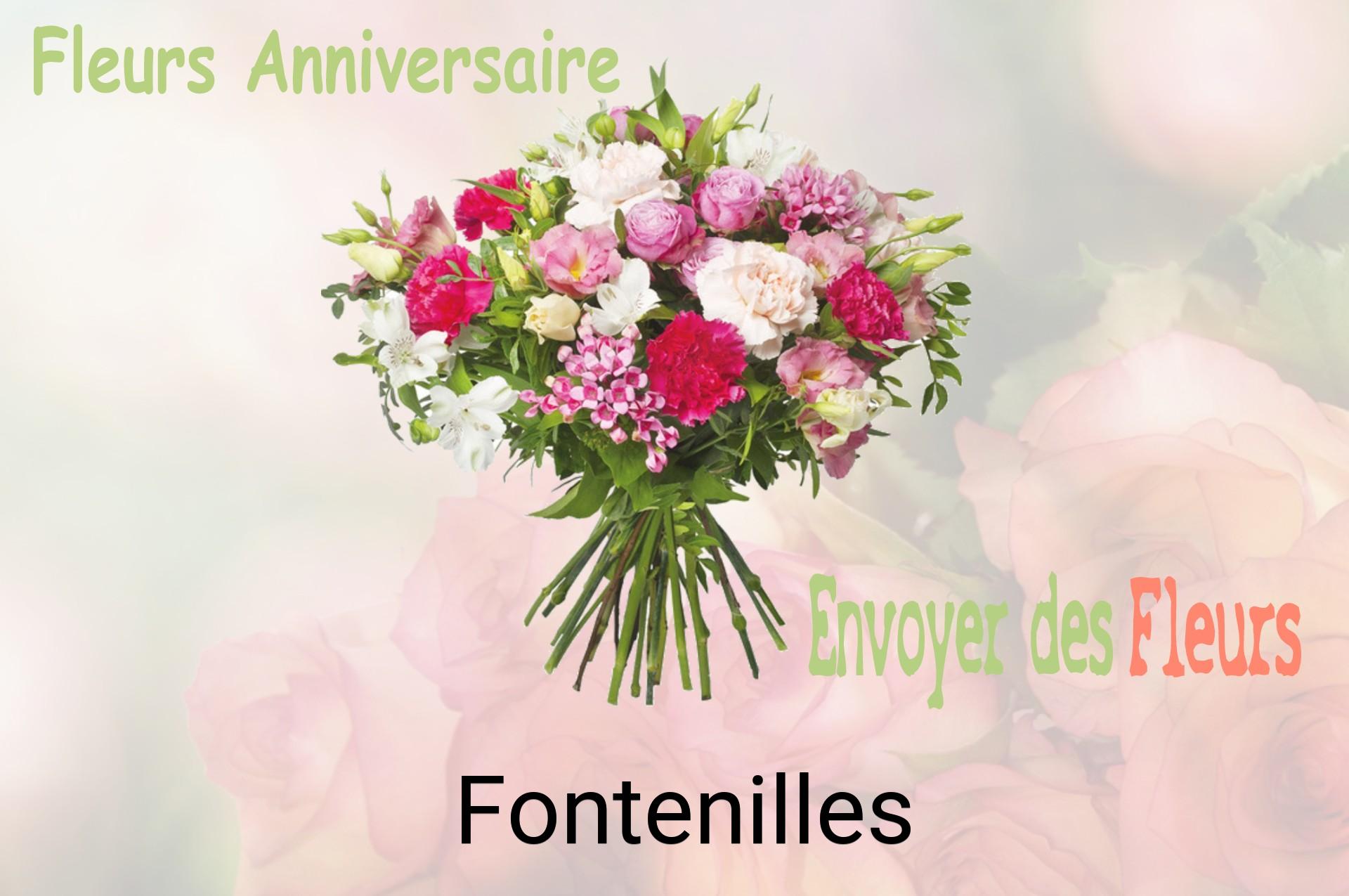 Bouquet de fleurs d’anniversaire livré à Fontenilles
